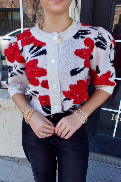**FRANCIS FLORAL SWEATER**