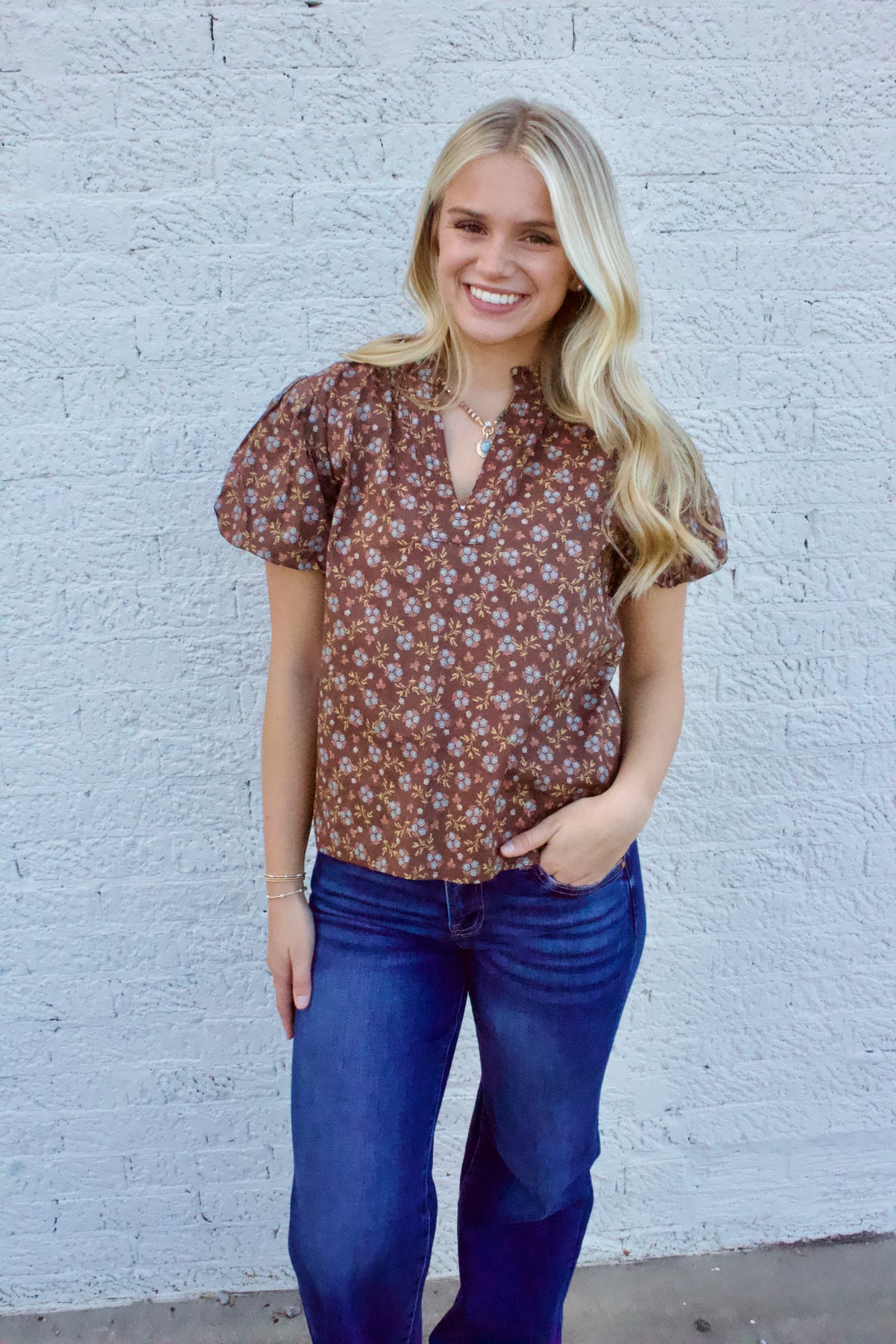 WHITNEY FLORAL TOP