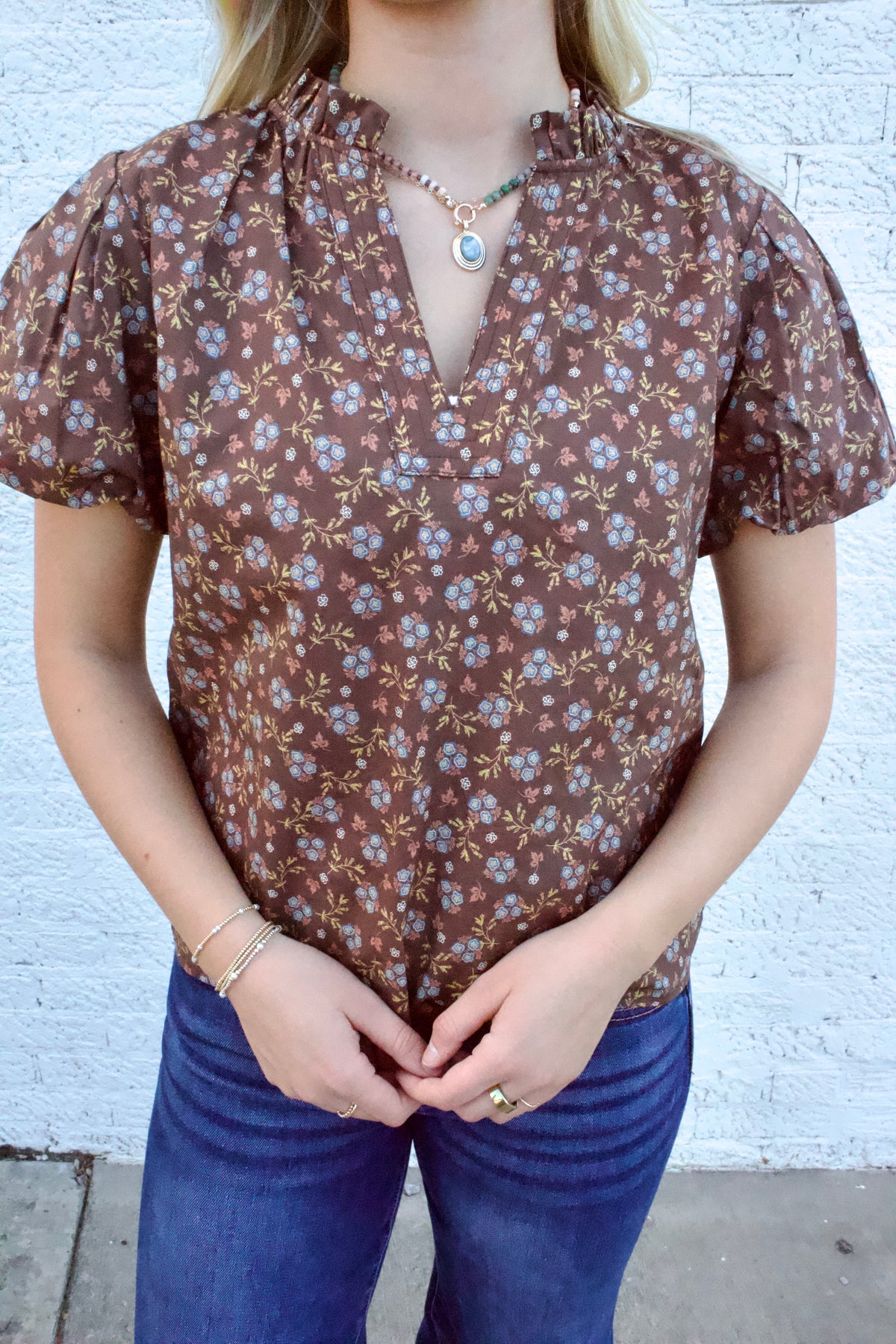 WHITNEY FLORAL TOP