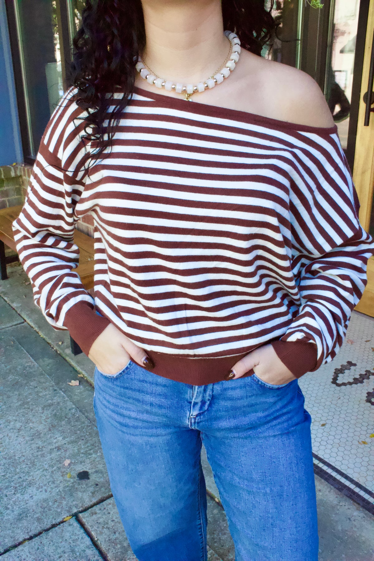 JESSICA STRIPED TOP